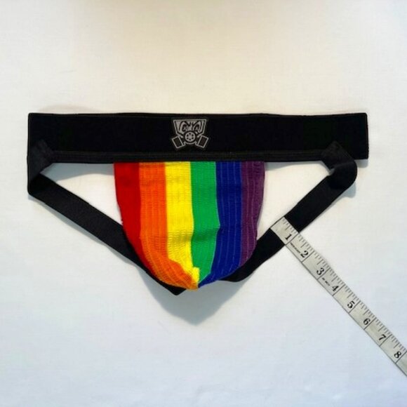 FORT TROFF Size "S" PRIDE MVP Athletic Supporter- Black/Gray/White - Jock - Picture 7 of 10